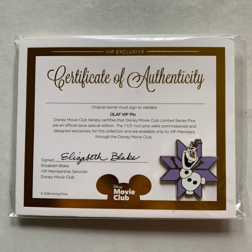 Disney Olaf Pin